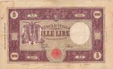 Italy 1000 lire 1000 Lire - Ornate border - 1944 - Serial R 27 - F - P.72a -