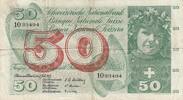 Switzerland 50 francs 50 Francs Young girl - Harvesting apple - 1955 - P.47a -