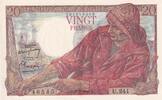 France 20 francs 20 Francs - Sheperd - 09-02-1950 - Serial U.241 - XF - P.100d -