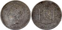 Spain 5 pesetas 5 Pesetas Alfonso XIII - 1892 PGM - Silver -