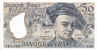 France 50 francs 50 Francs - Quentin de la Tour - 1980 - Serial Z.20 - PUNC - P.152b -