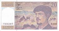 France 1990 20 Francs - Debussy - Serial O.030 - 1990 - UNC - P.151