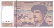 France 20 francs 20 Francs - Debussy - Serial G.047 - 1995 - UNC - P.151 -