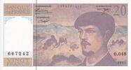 France 20 francs 20 Francs - Debussy - Serial O.048 - 1995 - UNC - P.151 -