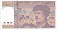 France 20 francs 20 Francs - Debussy - Serial G.055 - 1997 - UNC - P.151 -