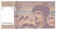 France 20 francs 20 Francs - Debussy - Serial G.056 - 1997 - UNC - P.151 -