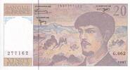 France 20 francs 20 Francs - Debussy - Serial G.062 - 1997 - UNC - P.151 -