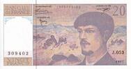 France 20 francs 20 Francs - Debussy - Serial J.053 - 1997 - UNC - P.151 -