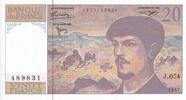 France 20 francs 20 Francs - Debussy - Serial J.054 - 1997 - UNC - P.151 -