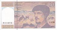 France 20 francs 20 Francs - Debussy - Serial J.058 - 1997 - UNC - P.151 -