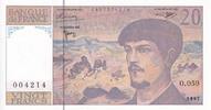 France 20 francs 20 Francs - Debussy - Serial O.059 - 1997 - UNC - P.151 -