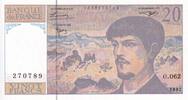 France 20 francs 20 Francs - Debussy - Serial O.062 - 1997 - UNC - P.151 -