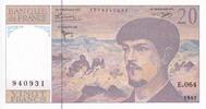 France 20 francs 20 Francs - Debussy - Serial E.064 - 1997 - UNC - P.151 -