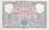 France  100 Francs - Blue and pink - 1907 - Serial T.5007 - VF - P.65