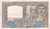 France 1941 20 Francs - Science and Industry - 20-02-1941 - Serial G.3032 - VF to XF - P.92 VF+