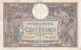 France 1919 100 Francs - Luc Olivier Merson - 03-04-1919 - Serial W.5756 - P.71 VF