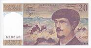 France  20 Francs - Debussy - 1980 - Serial C.002 - P.151 UNC