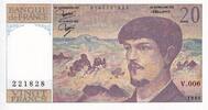 France  20 Francs - Debussy - 1980 - Serial V.006 - P.151 UNC