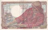 France 20 francs 20 Francs - Fisher - 09-02-1950 - Serial O.241 - P.100 -