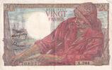 France 20 francs 20 Francs - Sheperd - 09-02-1950 - Serial X.244 - P.100c -