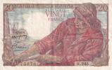 France 20 francs 20 Francs - Sheperd - 09-02-1950 - Serial X.245 - P.100c -