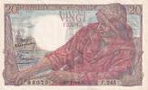 France 20 francs 20 Francs - Sheperd - 09-02-1950 - Serial F.245 - P.100c -