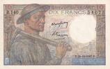 France 1947 10 Francs - Minor - 30-01-1947 - Serial B.140 - P.99 UNC