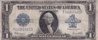 USA 1 dollar 1 Dollar - George Washington - 1923 - Serial T-D - P.342 -