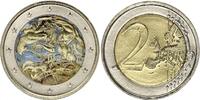 Italy  2 Euros - Human Rights - Colorised - 2008 AU