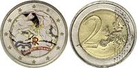 Italy  2 Euros - Human Rights - Colorised - 2008 AU