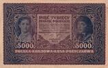 Poland 5000 marek 5000 Marek - T. Kosciuszko - Woman - 1920 - Varieties serials - P.31 -