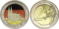 Germany 2 euros 2 Euros - Cologne Cathedral - Colorised - J Hamburg - 2011 -