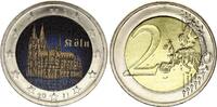Germany 2 euros 2 Euros - Cologne Cathedral - Colorised - F Stuttgart - 2011 -