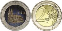 Germany 2 euros 2 Euros - Cologne Cathedral - Colorised - J Hamburg - 2011 -