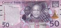 Lesotho 50 maloti 50 Maloti - Kings - Horses - 2021 - P.NEW -