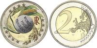 Italy  2 Euros - World Food Programme - Colorised - 2004 AU