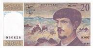 France  20 Francs - Debussy - 1980 - Serial W.002 - P.151 UNC
