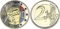 Luxembourg 2 euros 2 Euros - Grand-Duchess Charlotte - Colorised - 2009 -