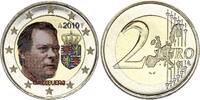 Luxembourg 2 euros 2 Euros - Arms of Grand-Duc Henri - Colorised - 2010 -