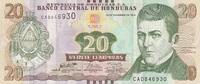 Honduras 20 lempiras 20 Lempiras - Dionisio de Herrera - 2016 - Serial CA - P.NEW -