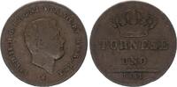 Naples and Sicily 1 quadrans 1 Tornese Ferdinand II - 1851 - KM.358 FF+