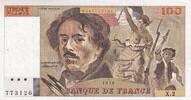 France  100 Francs - Delacroix - 1978 - Serial X.2 - P.154 VF+