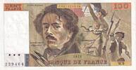 France  100 Francs - Delacroix - 1978 - Serial W.9 - P.154 VF