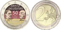 Germany  2 Euros - Elysée Treaty - Colorised - J (Hamburg) - 2013 AU