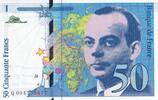 France 50 francs 50 Francs - Saint-Exupéry - 1992 - Letter Q - P.157 -
