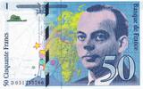 France  50 Francs - Saint-Exupéry - 1999 - Letter D - P.157 UNC