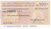 Italy 100 lires 100 Lire Banca Popolare di Milano - 1976 - Milano - UNC