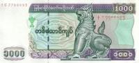 Myanmar 1000 kyats 1000 Kyats 2004 - Chinze - Central bank -