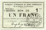 France 1 franc 1 Franc Rimogne City - 1917 -