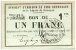 France 1 franc 1 Franc Rimogne City - 1917 -